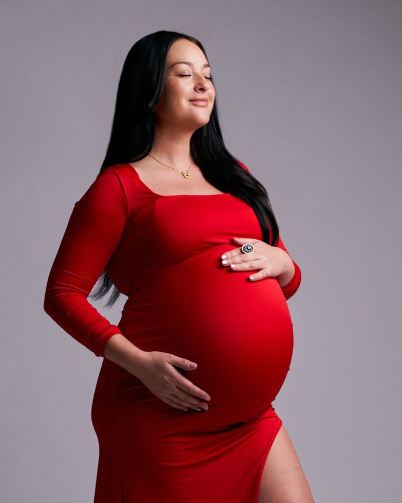 Wardrobe and styling included in Phoenix maternity photography session